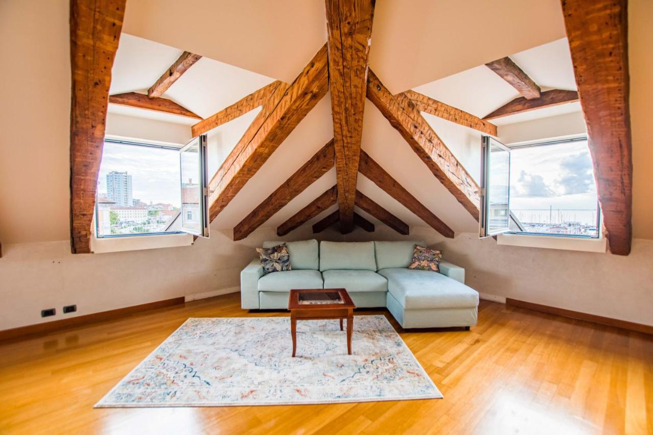 Ferienwohnung Panorama Loft Triest Exterior foto
